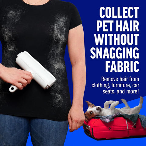 Self Cleaning Reusable Dog Cat Hair Remover Brush Lint Roller