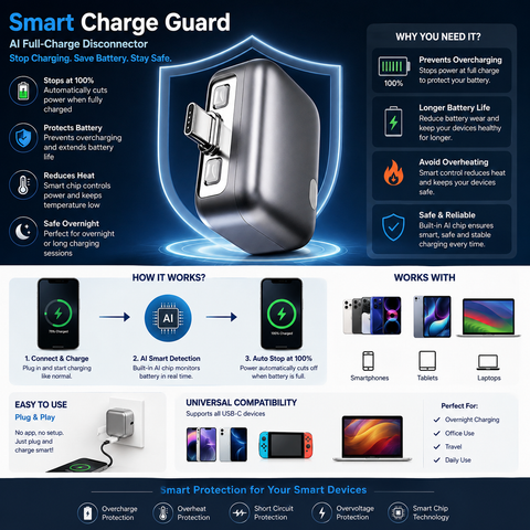 ⚡ Charge Smarter, Protect Your Battery!